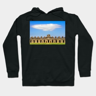 Elephant Stables, Hampi. Hoodie